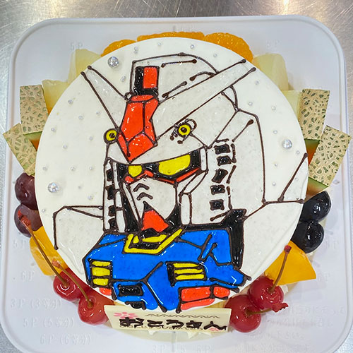 冨永松栄堂パティスリー　イラストデコ